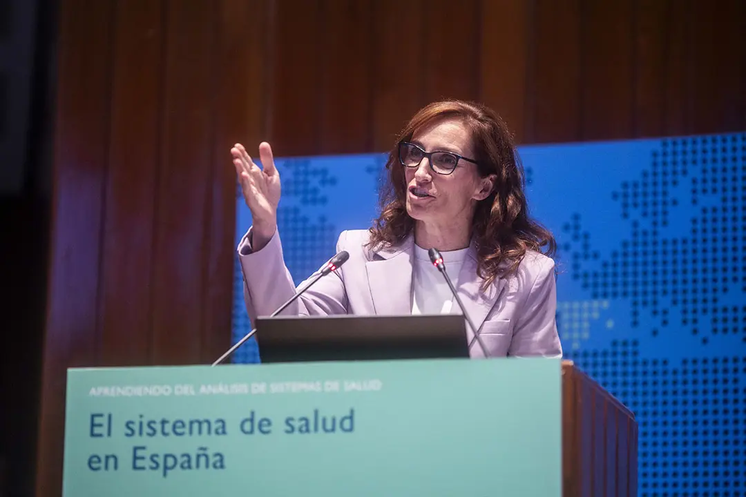 La ministra de Sanidad, Mónica García / Pool Moncloa