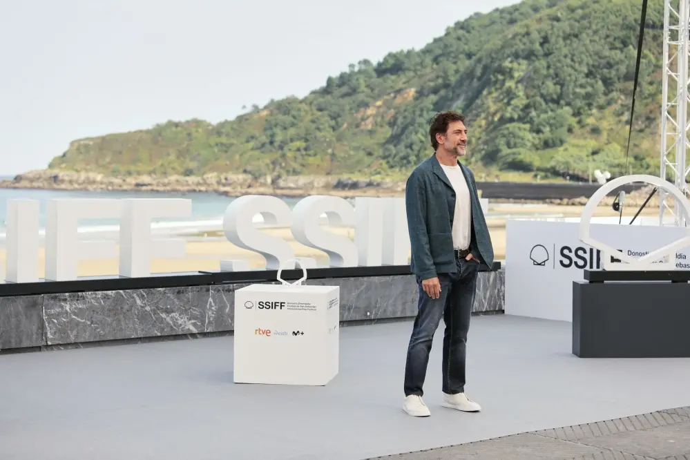 Javier Bardem listo para recibir el Premio Donostia que no pudo recibir el año pasado por la huelga de intérpretes