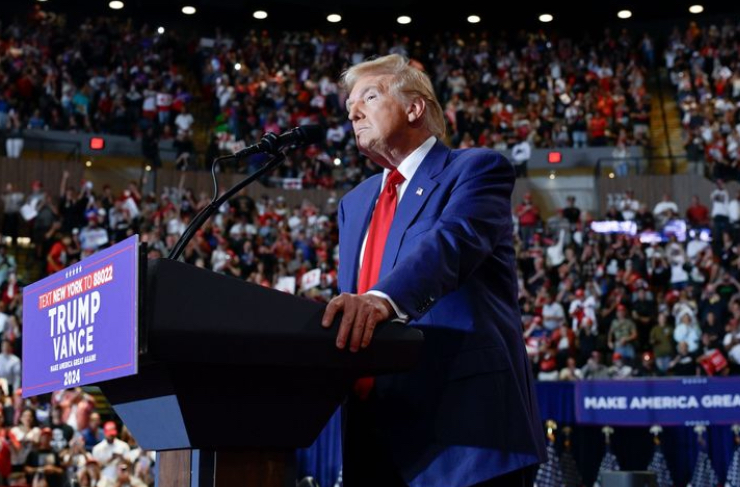 Mítin en Nueva York del ex-presidente y candidato republicano, Donald J. Trump, compartido en su cuenta de Instagram.