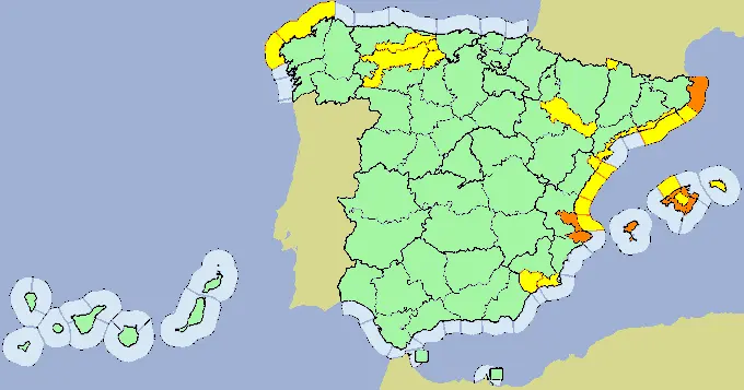 Fuente X: @AEMET_Esp