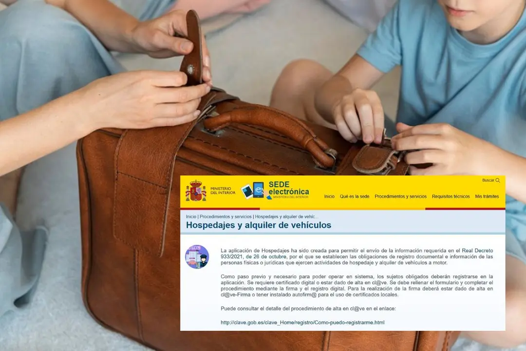 Los datos del nuevo registro de viajeros tendrán que volcarse en la aplicación Ses.Hospedajes.