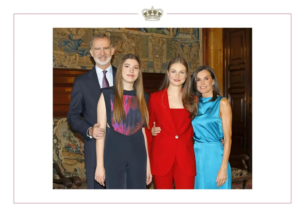 Felicitación navideña de la Familia Real. Imagen: Casa Real