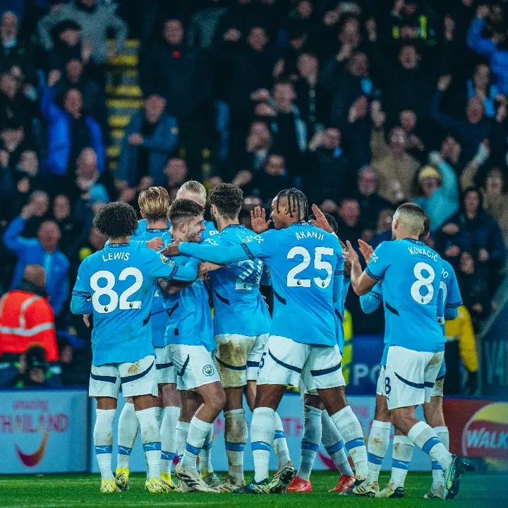 El City celebra su segunda victoria del mes. Fuente: ManCity/ X