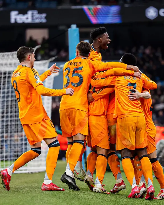 El Madrid nunca había ganado al City en su estadio. Fuente: Real Madrid/ X