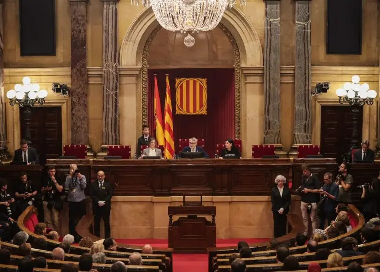 El PSC se mostró favorable a una enmienda de formación y certificación en catalán. PARLAMENT DE CATALUNYA via Instagram