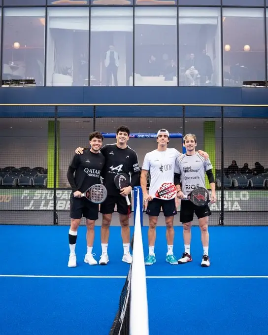 Primera final en el primer torneo juntos de Lebrón y Stupaczuk. Fuente: Premier Padel/ X
