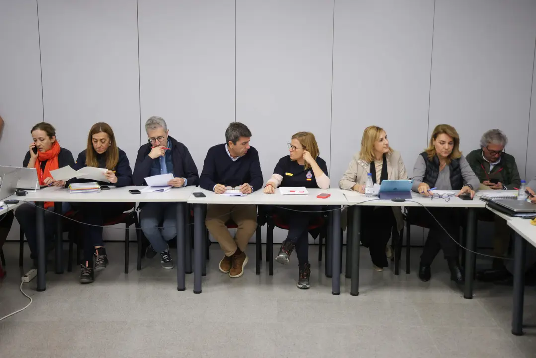 El Cecopi reunido el 13 de noviembre de 2024. Imagen: Generalitat Valenciana