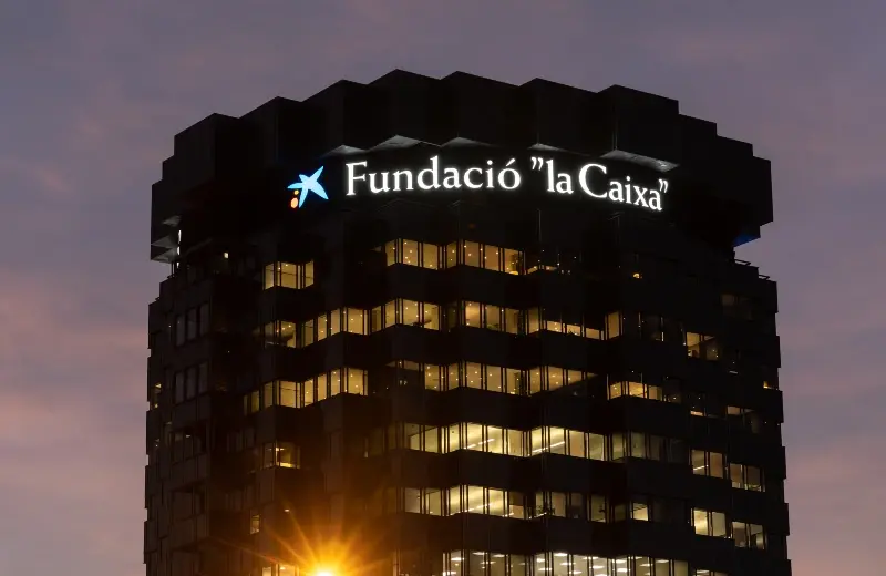 Imagen de la página web de Fundación La Caixa