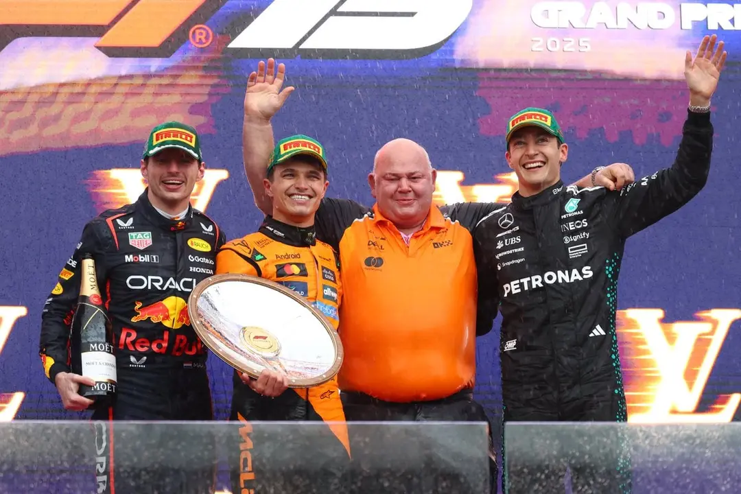 Todo apunta a otra apasionante lucha de Norris y Verstappen por el mundial. Fuente: F1/ X