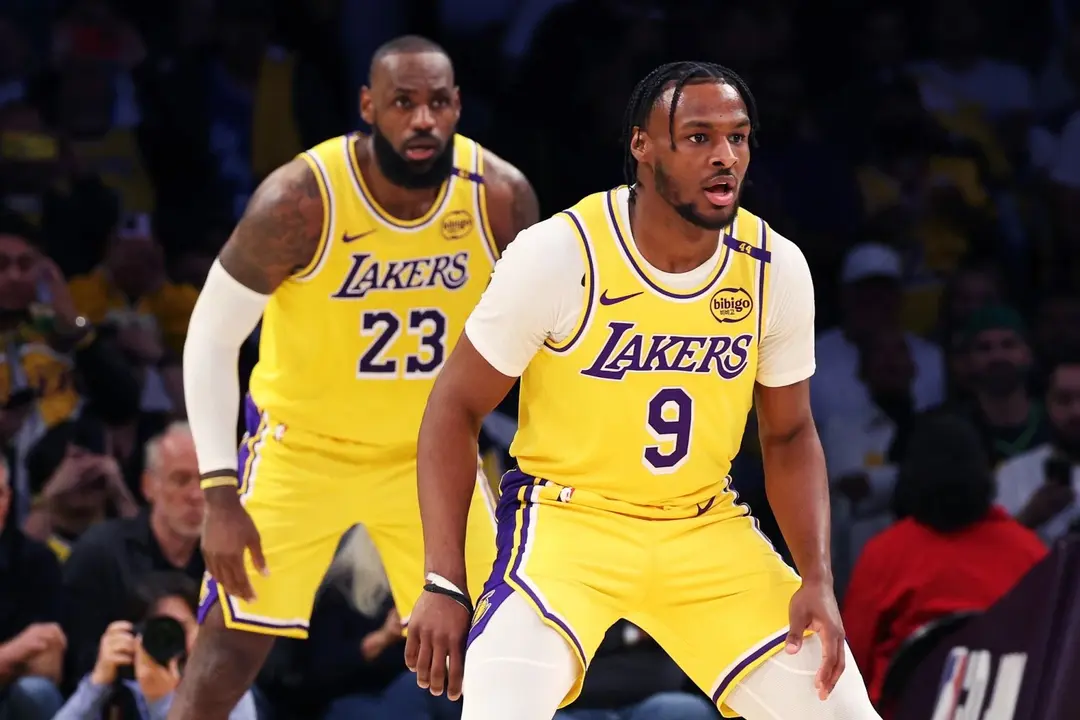 Bronny nunca había sumado más de 15 puntos. Fuente: SM Highlights/ X