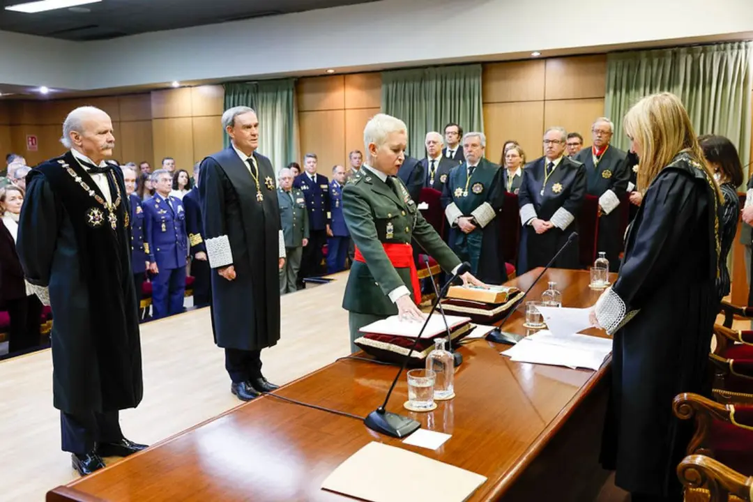 La nueva presidenta del Tribunal Militar Central fue elegida por unanimidad en una sesión plenaria del Consejo General del Poder Judicial. (Foto: Rubén Somonte / MDE).