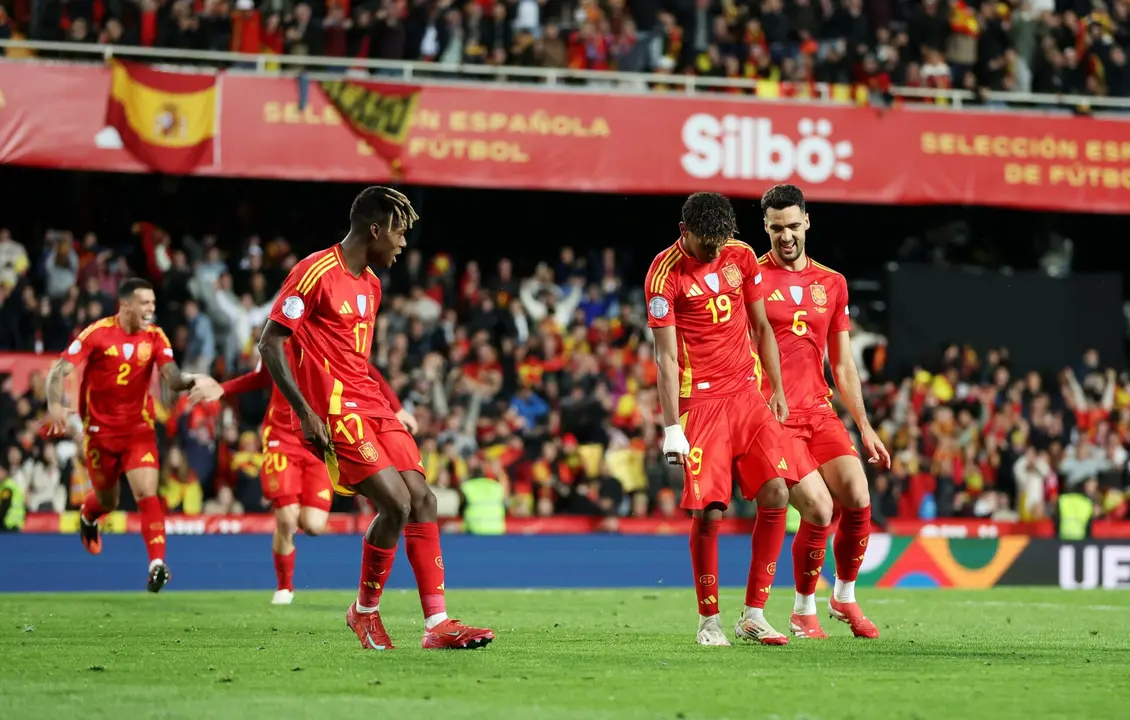 Lamine marcó en la prórroga. Fuente: UEFA.com en español/ X