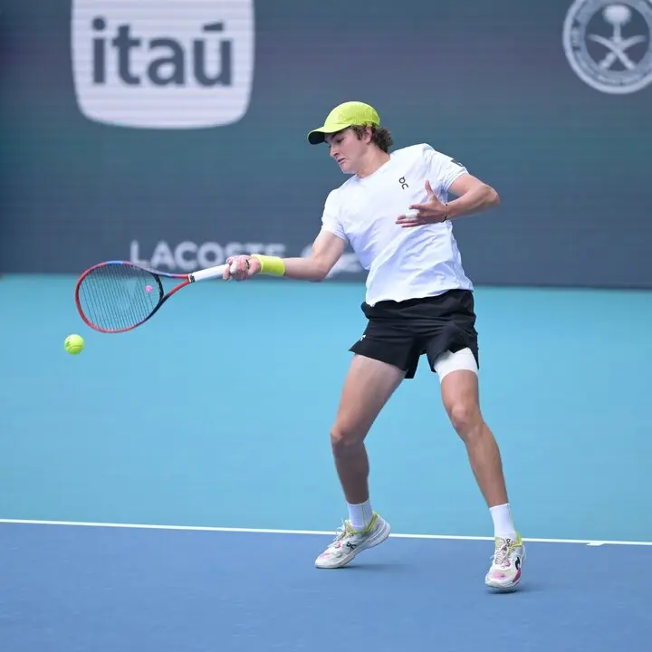 En Miami casi todo el pública iba con él. Fuente: ATP Tour/ X
