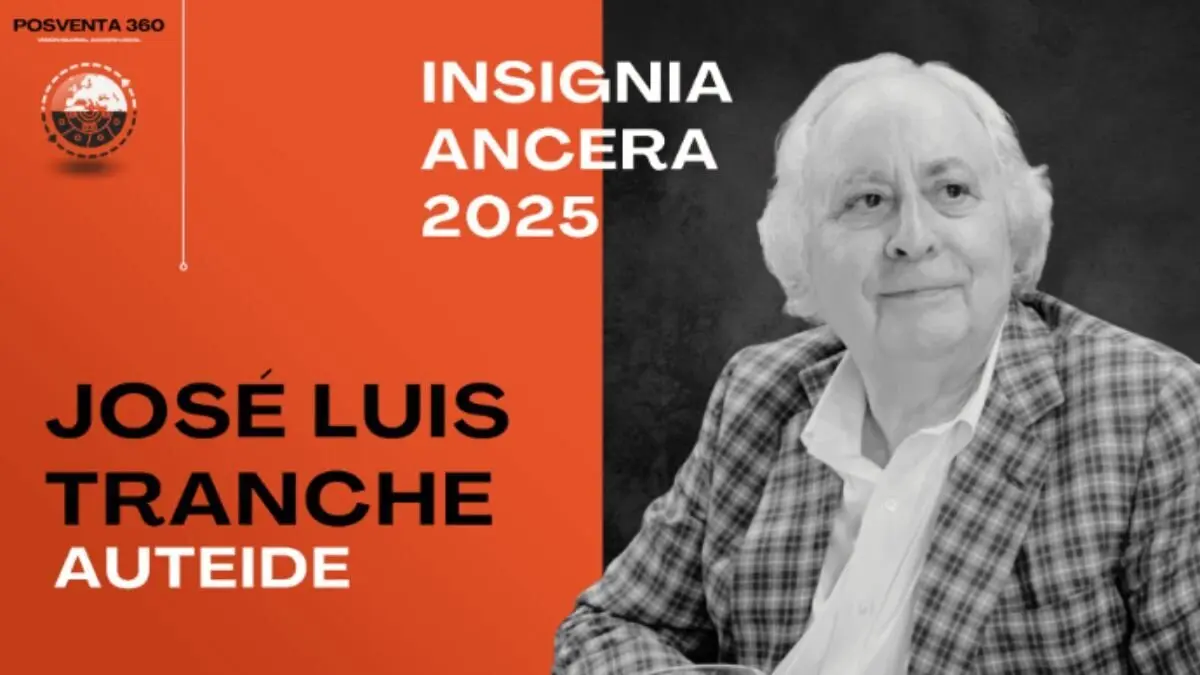 ANCERA&nbsp;otorga la insignia de su 37º Congreso a José Luis Tranche, director general de Auteide, por su contribución al sector de la posventa independiente de automoción