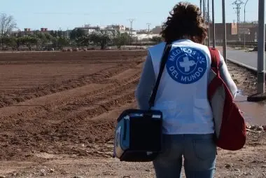 Imagen de la página web de Médicos del Mundo en la Comunidad Valenciana