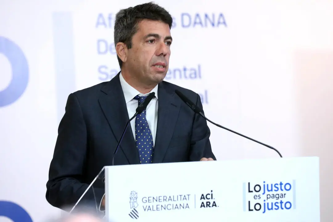 Carlos Mazón en la presentación de la Campaña de la Renta 2024. Imagen: Generalitat Valenciana