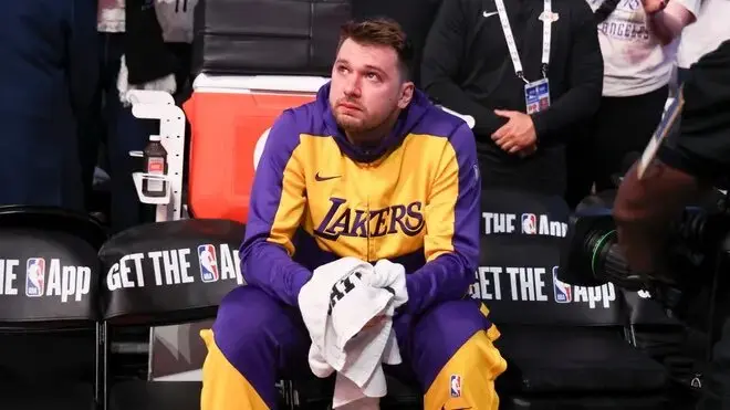 Luka no pudo aguantar las lágrimas. Fuente: MFFL Nation/ X