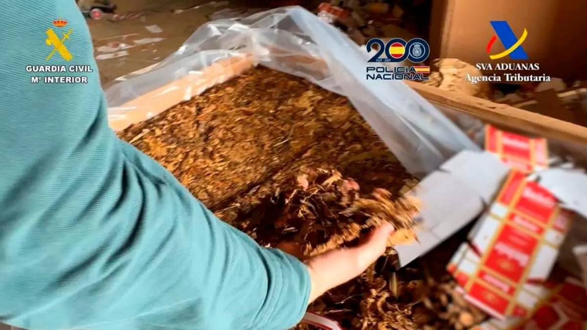Organización criminal dedicada a la fabricación clandestina de tabaco en Alicante@foto Policía