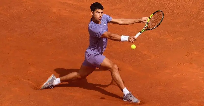Nuevos problemas físicos para Alcaraz. Fuente: ATP en español/ X