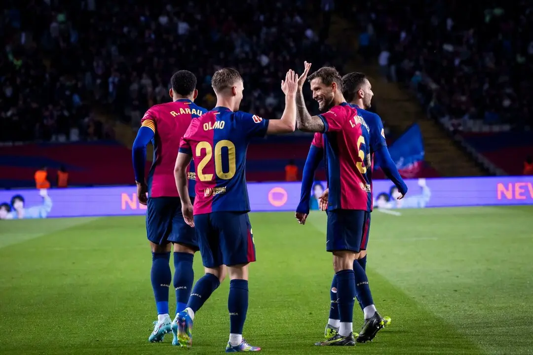 Nuevo gol de Dani Olmo tras su lesión. Fuente: FC Barcelona/ X