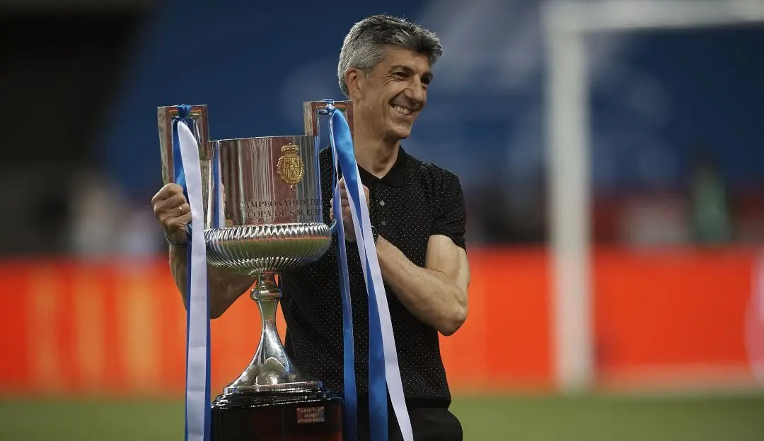 El técnico le dio a la Real su tercera Copa del Rey. Fuente: El Rincón de la Real/ X