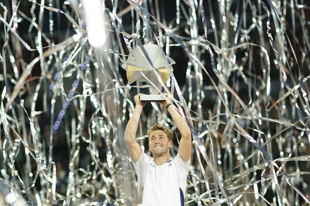 Primer título grande para Ruud. Fuente: ATP Tour/ X
