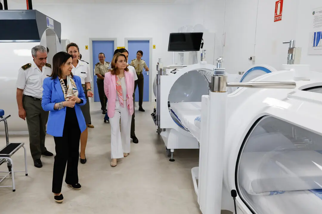 Margarita Robles ha inaugurado el complejo. Fuente: Ministerio de Defensa