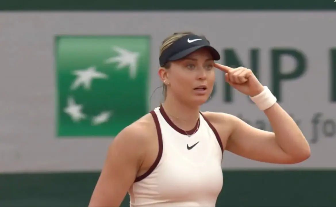 Paula ya tuvo que remontar en primera ronda ante Osaka. Fuente: Eurosports