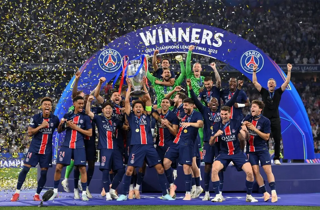 Primera Champions en su historia. Fuente: PSG/ X
