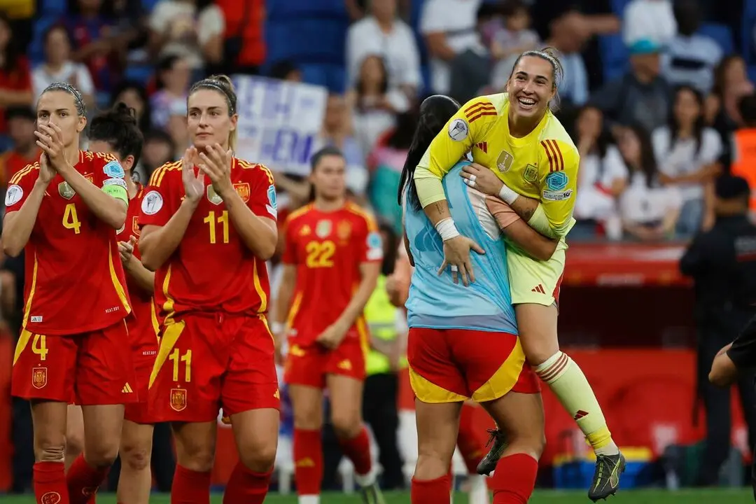 Victoria importante ante la campeona de Europa. Fuente: Teledeporte/ X