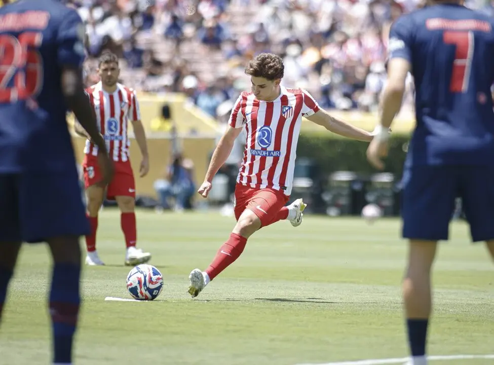 Julián fue de lo poco destacado en el Atleti. Fuente: Atletico de Madrid/ X