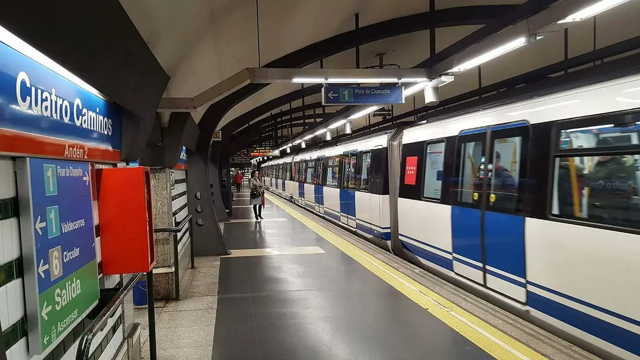 Una estación de Metro de Madrid (Foto: @SCMMetro)