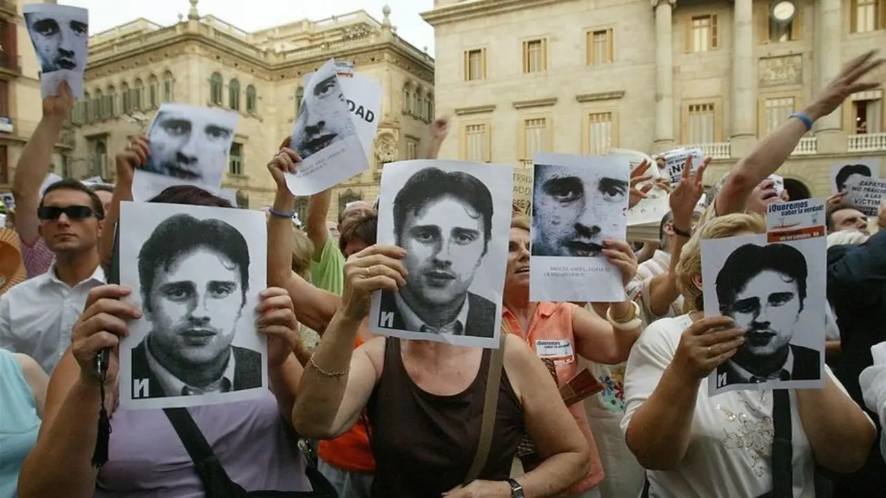 Protestas por el asesinato de Miguel Ángel Blanco