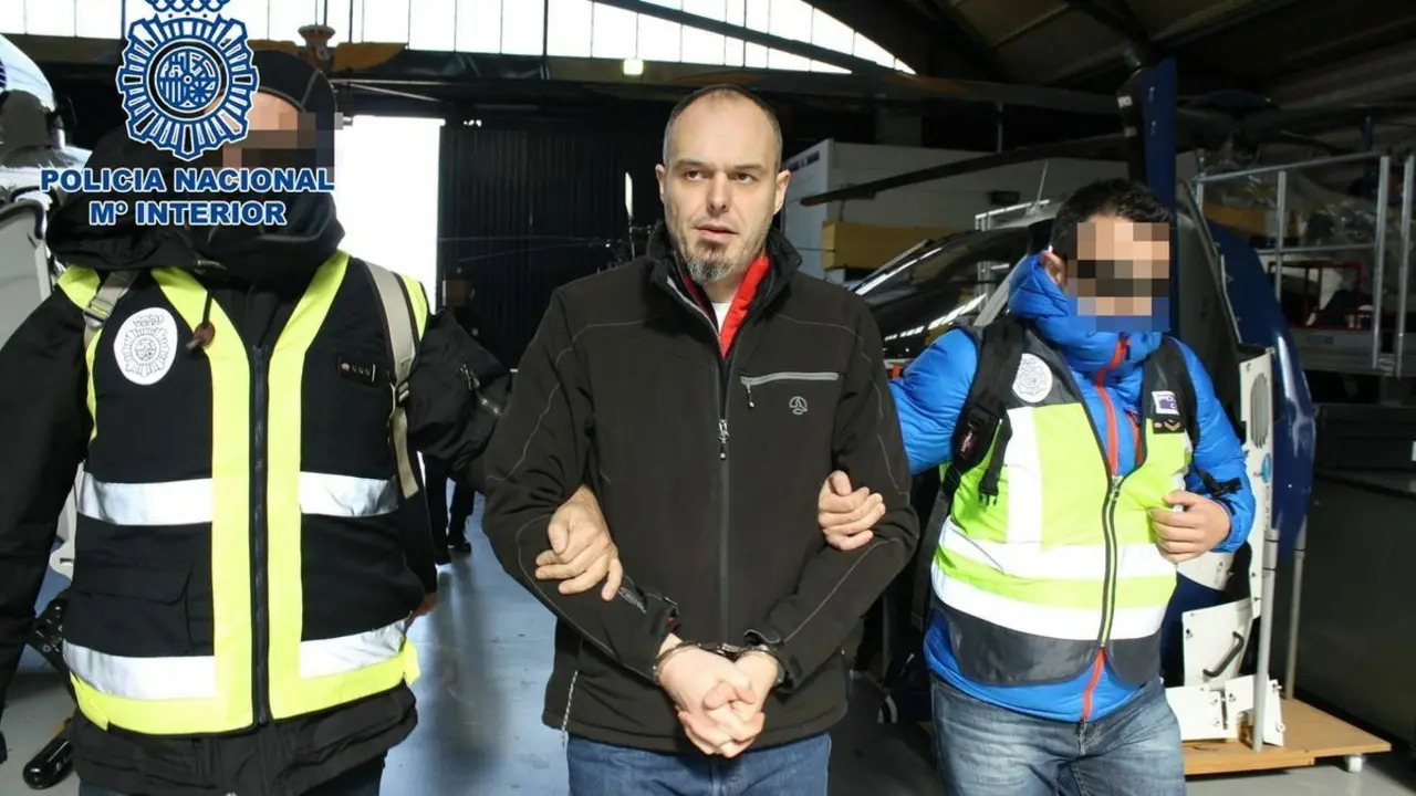 Mikel Carrera 'Ata', cuando fue detenido