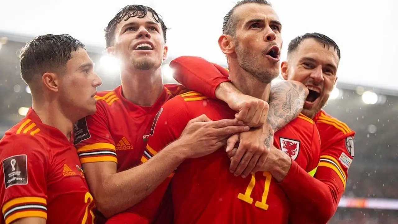 Bale, en un partido con la selección galesa