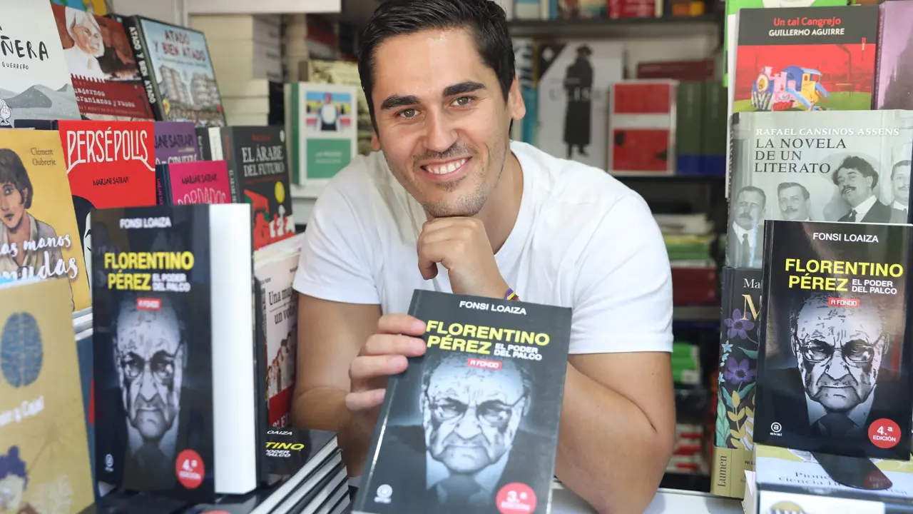 Fonsi Loaiza, en la Feria del Libro de Madrid