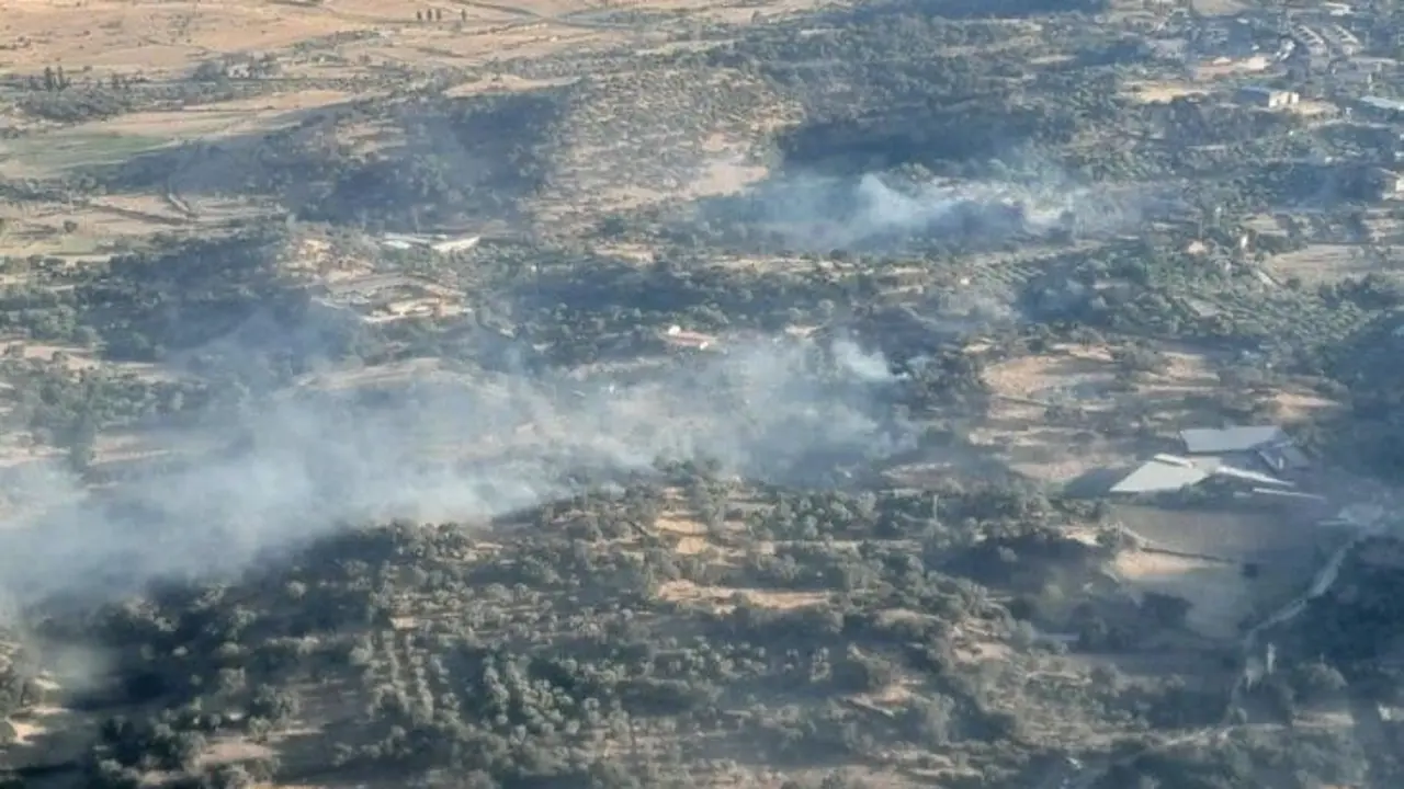 Imagen del incendio apagado en Quintanilla de Coco. Fuente Naturaleza CYL