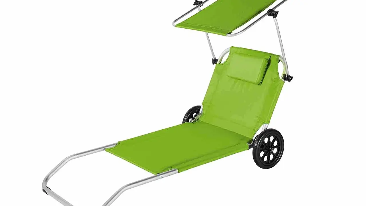 Tumbona- carrito de transporte (Imagen: Lidl)