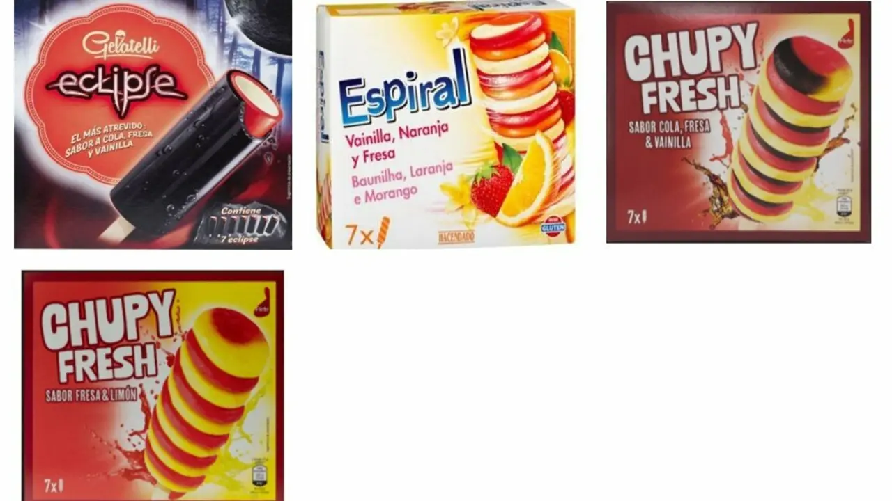 Productos afectados (Imagen: Agencia Española de Seguridad Alimentaria y Nutrición- AESAN)