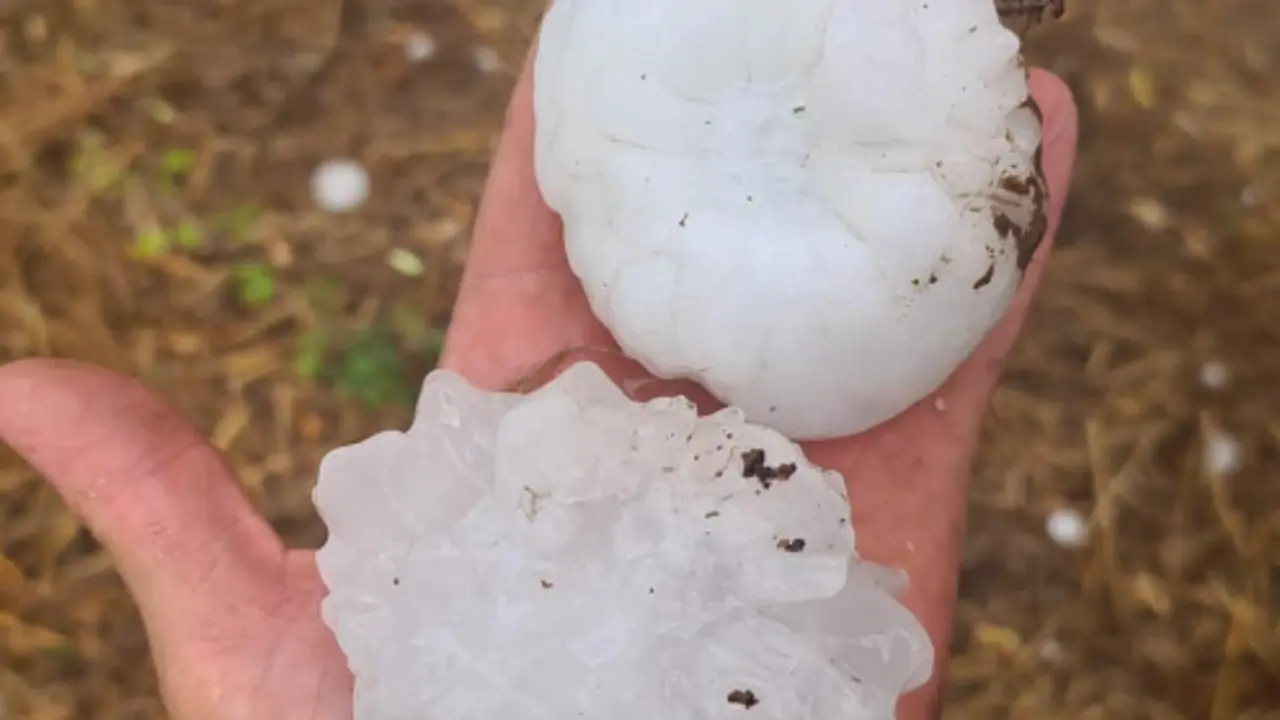 Granizo (Imagen: redes soales)