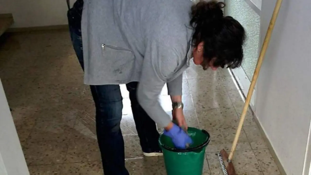 Una limpiadora