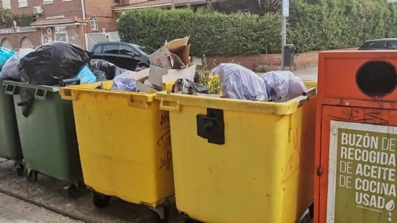 Contenedores de basura en Arganda del Rey