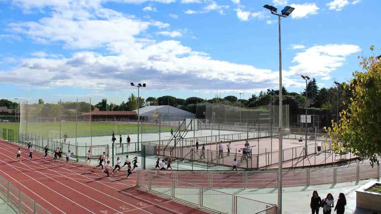 Instalaciones del colegio Virgen de Europa de Boadilla