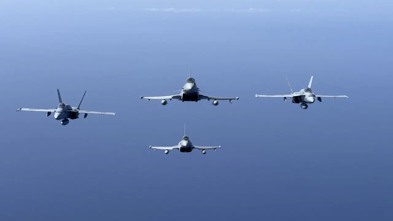 Cazas del Ejército del Aire español