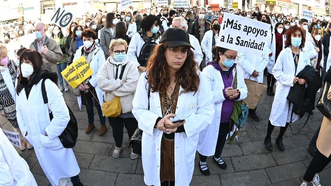 Trabajadores de las urgencias no hospitalarias de Madrid