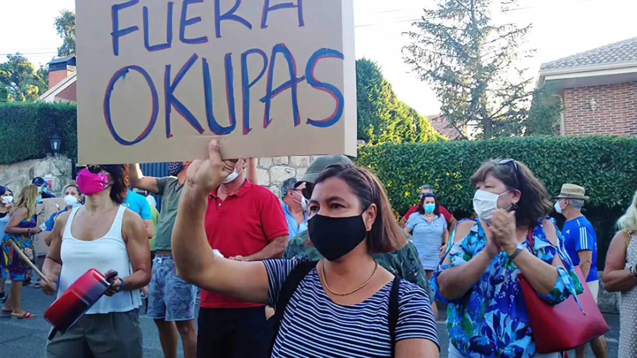 Protestas vecinales contra una okupación