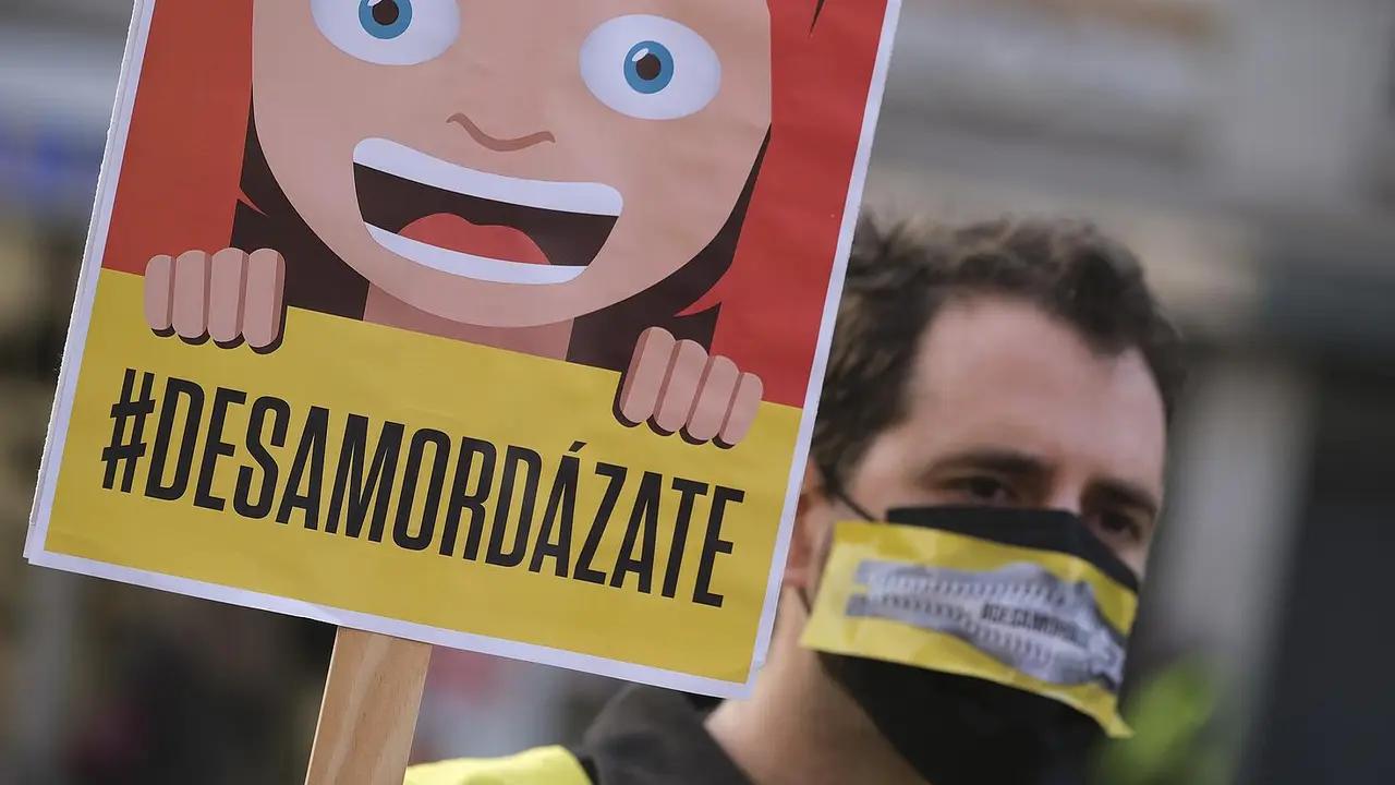 Protesta contra le ley mordaza