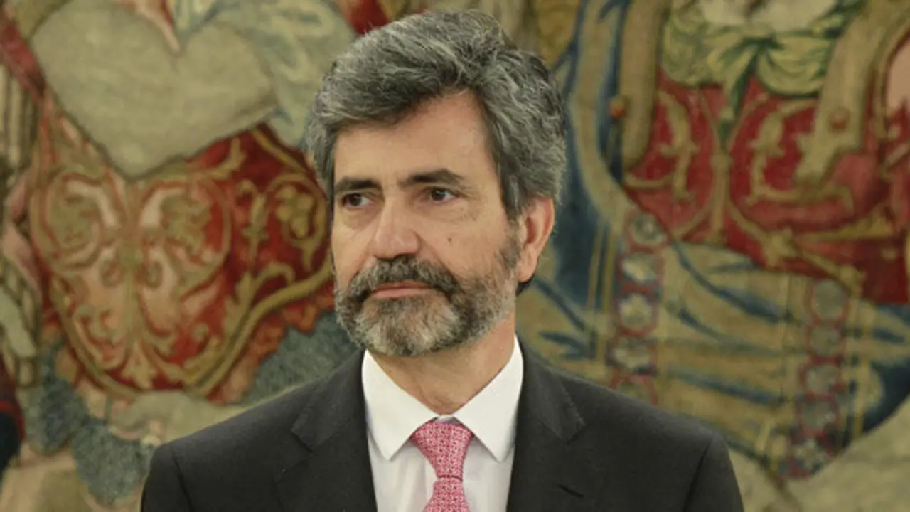 CARLOS LESMES SERRANO PRESIDENTE DEL TRIBUNAL SUPREMO DURANTE UNA AUDIENCIA EN EL PALACIO DE LA ZARZUELA EN MADRID 23/06/2014 MADRID