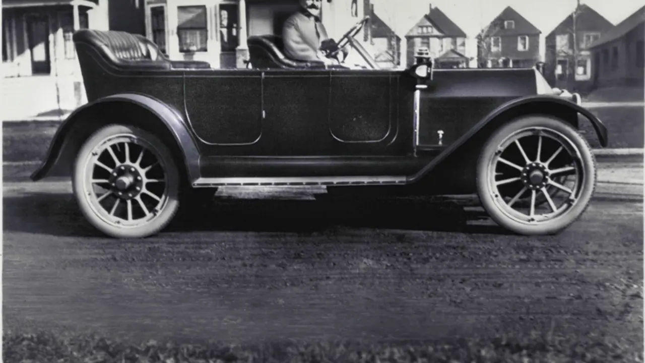 Louis Chevrolet in the first Chevrolet ever built in 1911