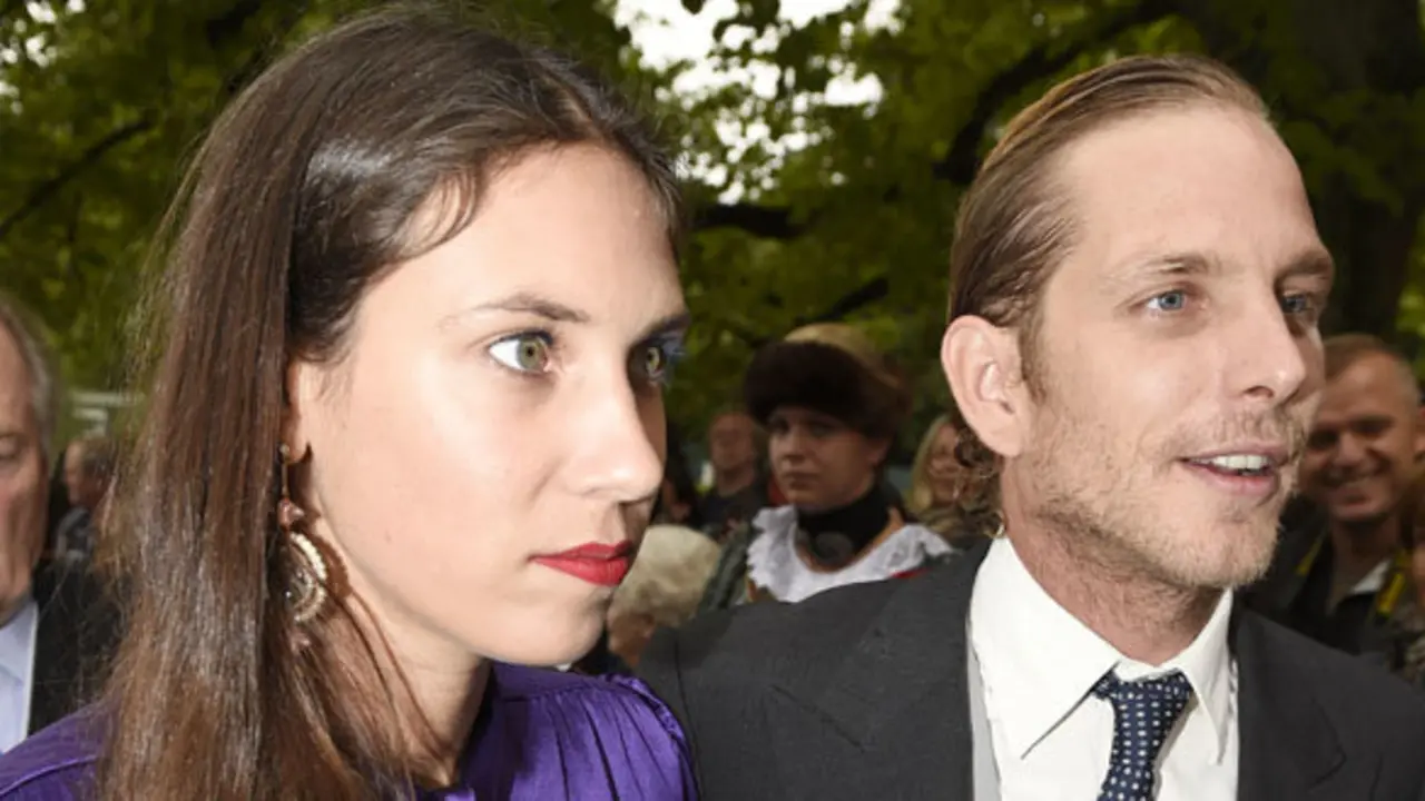 Andrea Casiraghi and Tatiana Santodomingo during the wedding of Maria Theresia von Thurn und Taxis and Hugo Wilson in Tutzing am 13.09.2014